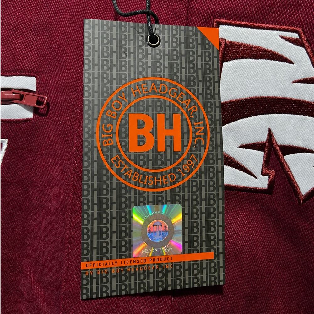 Big Boy Headgear Morehouse Tigers Racing Twill Jacket L NWT HBCU - Picture 8 of 10
